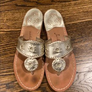 Jack Rogers Gold Sandala